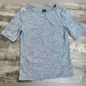 Gap Elbow Sleeve Fitted T-Shirt Size Large L
